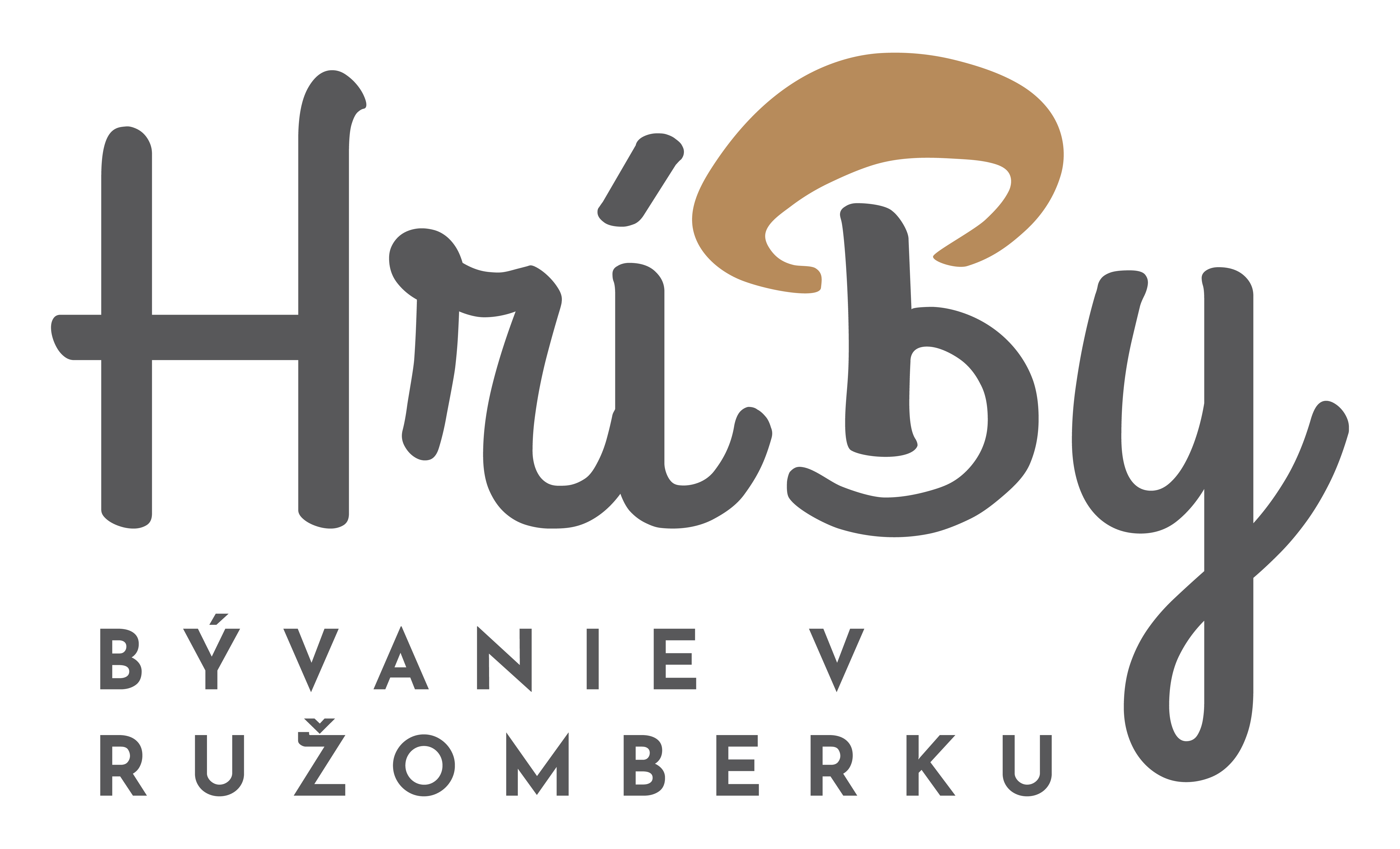 Hríby - bývanie v Ružomberku | Logo