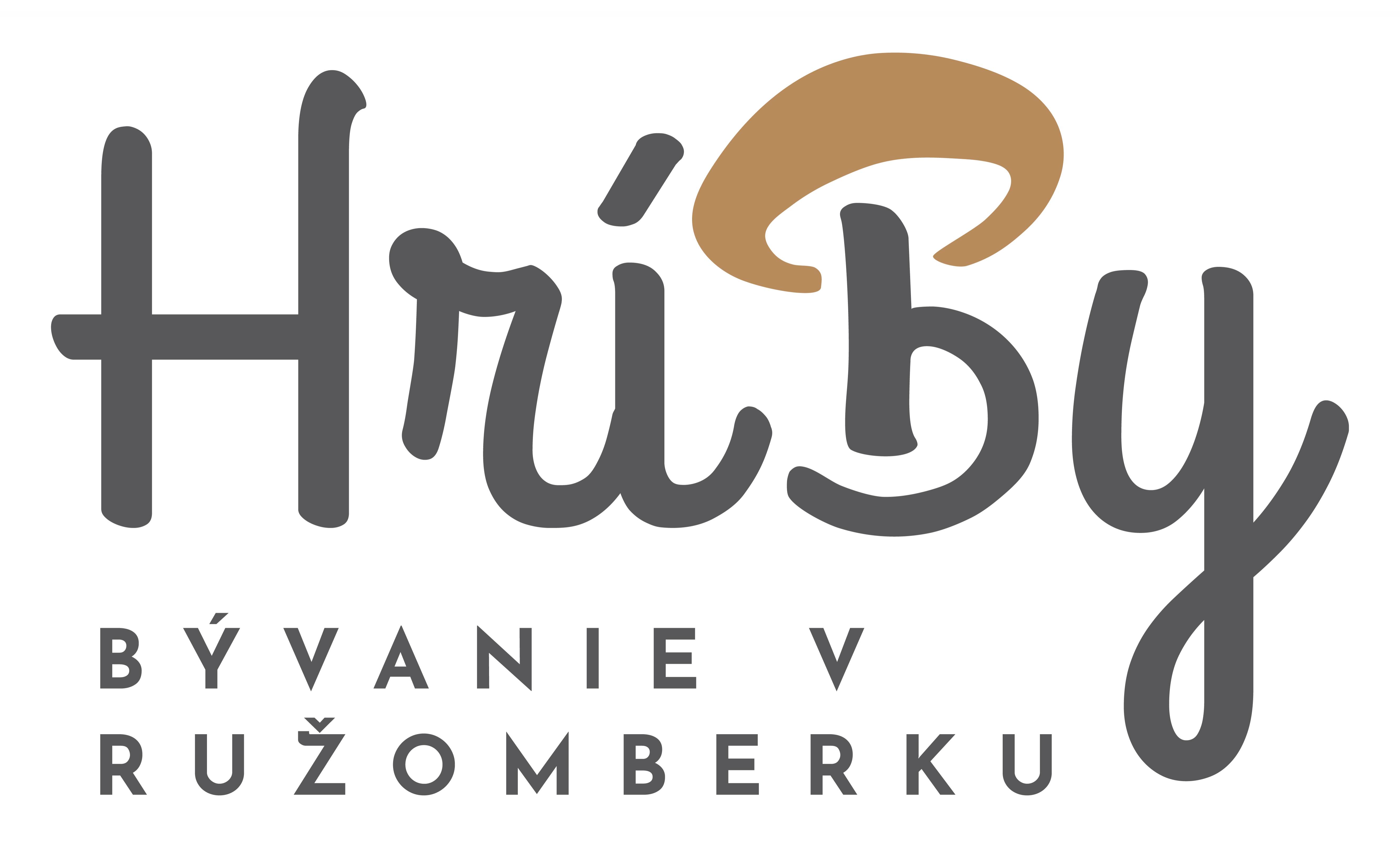 Hríby - bývanie v Ružomberku | Logo
